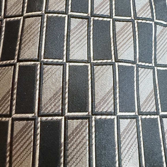 Joseph & Feiss Vintage 100% silk neck tie geometric natural fibers men accessory - Picture 4 of 8